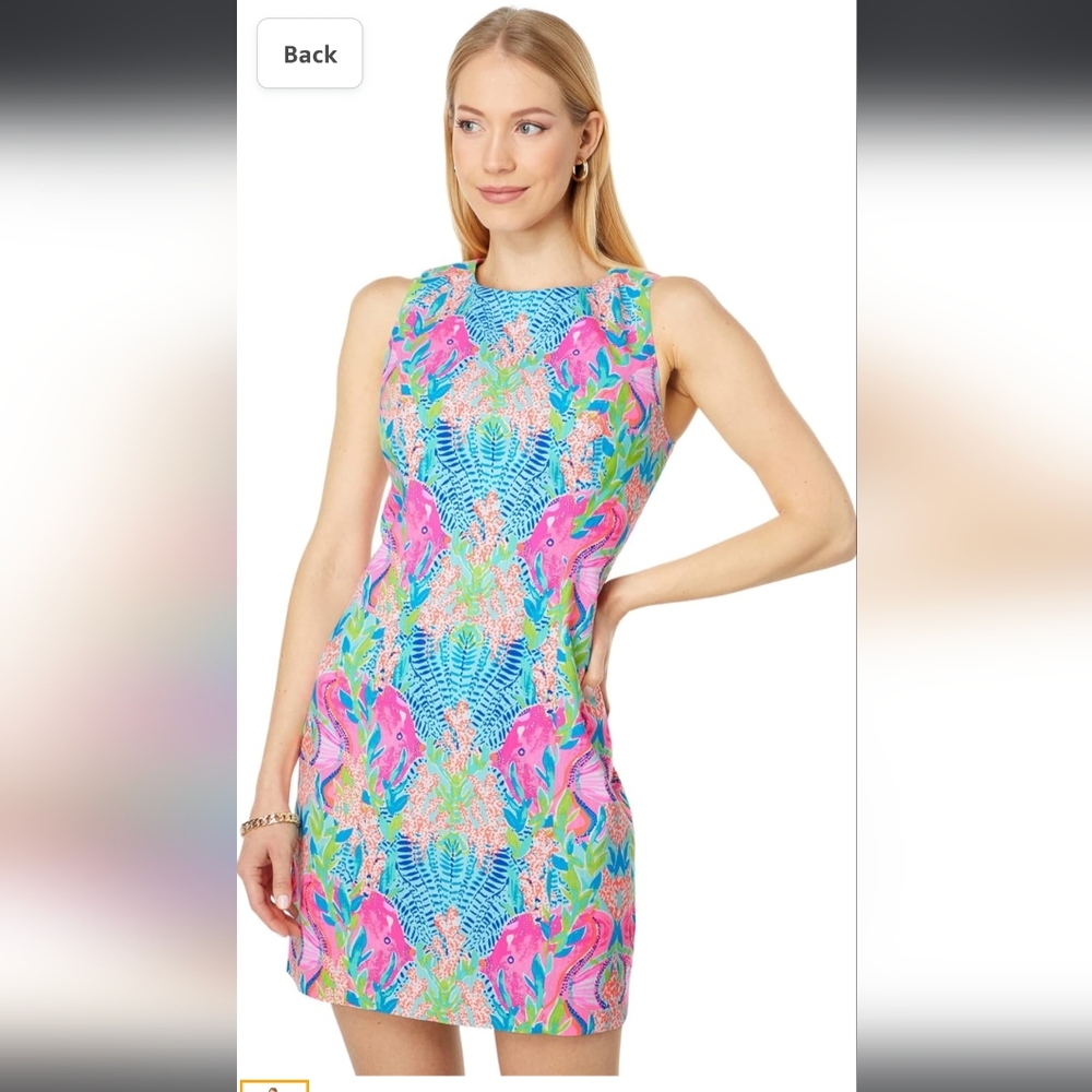 Lilly Pulitzer Mila Shift- Fish Under the Sea print 🐟